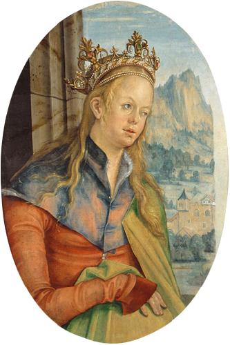 Hans von Kulmbach Saint Catherine of Alexandria. oil painting image